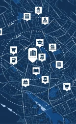 Зображення карти з адресами